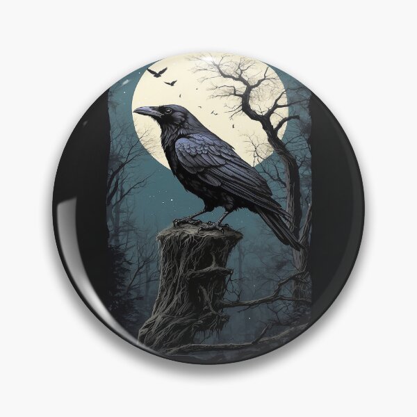 Item preview, Gothic dark raven and moonlight  designed and sold by erozzz.