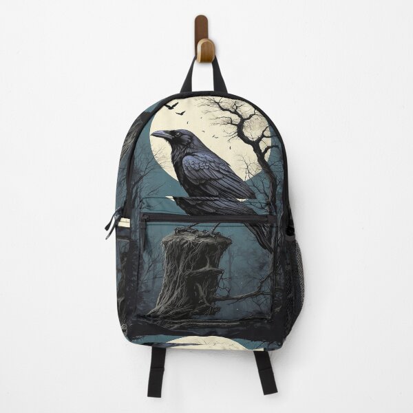 Item preview, Gothic dark raven and moonlight designed and sold by erozzz.