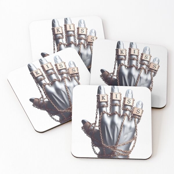 Item preview, Hand with KISS Plaques  designed and sold by Glariix.