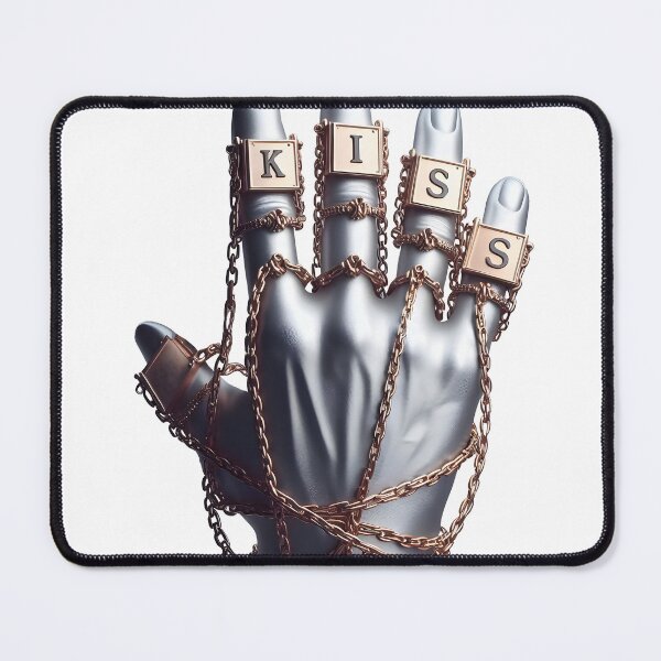 Item preview, Hand with KISS Plaques  designed and sold by Glariix.