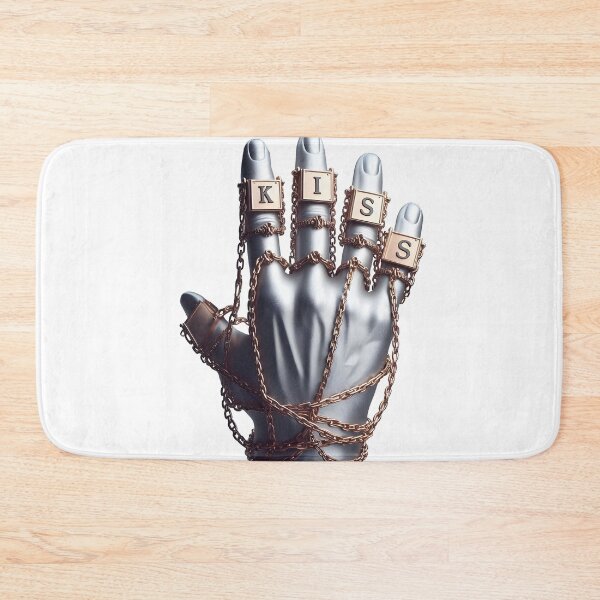 Item preview, Hand with KISS Plaques  designed and sold by Glariix.