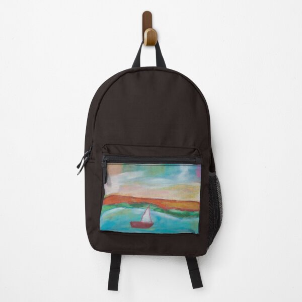 Item preview, The small sailboat. Picture painted by Joanna Bazan designed and sold by BazankiArt.