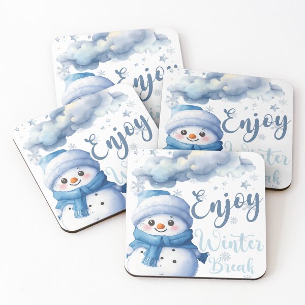Item preview, Enjoy Winter break, Snowman, Teacher, Teaching Assistant, SEN Teacher, SEN Teaching Assistant, Appreciation Gift, Thank you gift designed and sold by MAKEtoFIT.