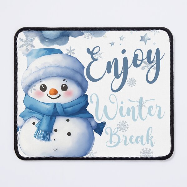Item preview, Enjoy Winter break, Snowman, Teacher, Teaching Assistant, SEN Teacher, SEN Teaching Assistant, Appreciation Gift, Thank you gift designed and sold by MAKEtoFIT.