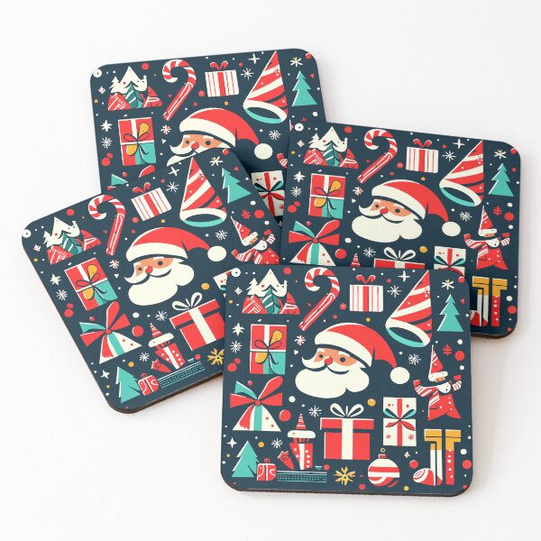 Item preview, Sweet Santa Claus jumping with Christmas decoration designed and sold by Pixlsmediahn.
