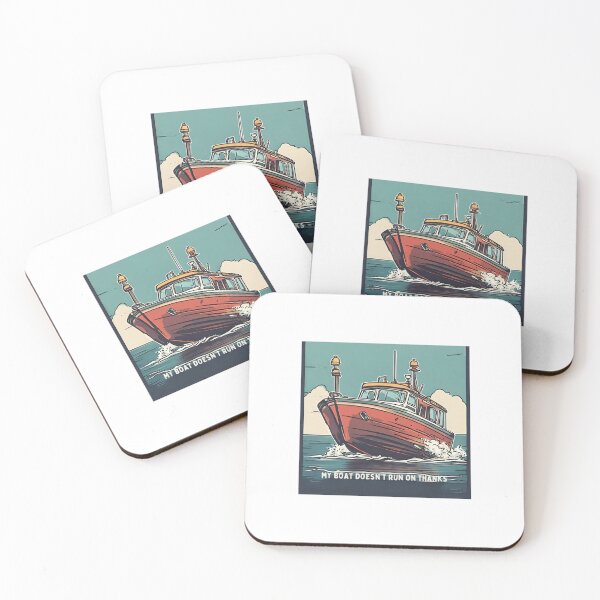 Item preview, My boat doesn't run on thanks sticker designed and sold by Magica123.