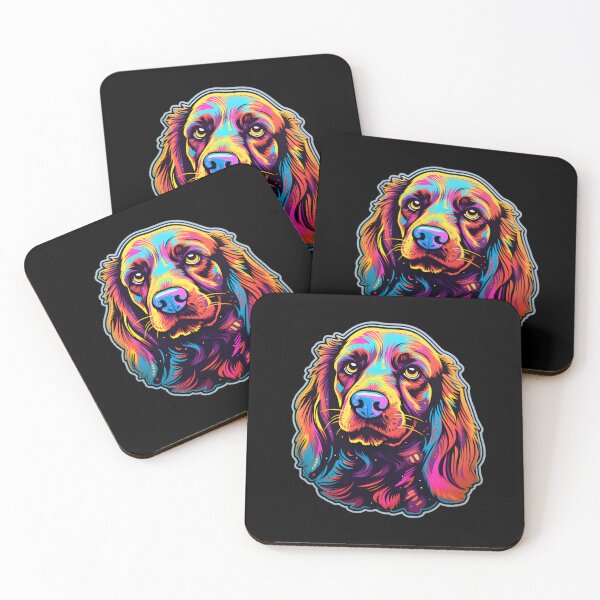 Item preview, Neon Sussex Spaniel designed and sold by CUTEDOGGIEZ.