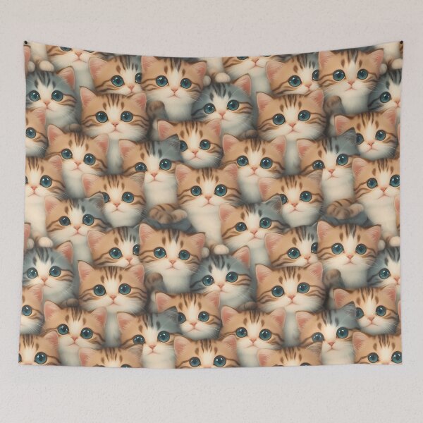 Item preview, Cute Cat pattern  designed and sold by PasindhuW.