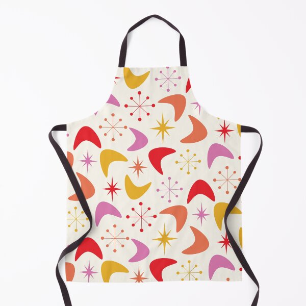 Item preview, Mid Century Colorful Boomerangs With Atomic Starbursts Pattern designed and sold by Yasminepatterns .