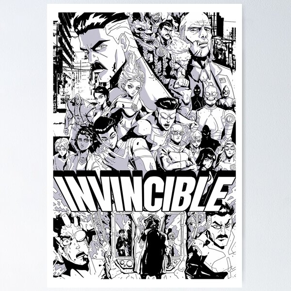 Item preview, Invincible Manga Page Style  designed and sold by hansoloski.