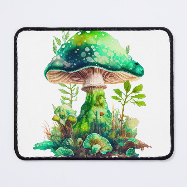 Item preview, Green mushroom designed and sold by ShadowShelf.