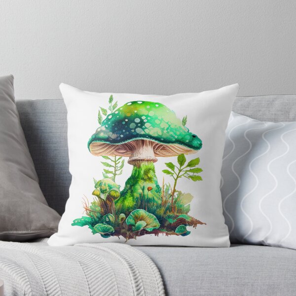 Item preview, Green mushroom designed and sold by ShadowShelf.