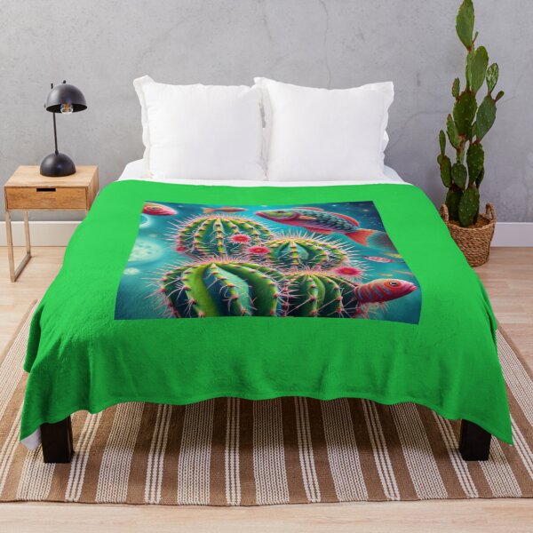 Item preview, cactus school fish scary dream designed and sold by Storiesforyou.