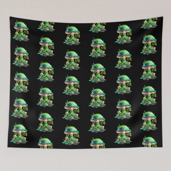 Item preview, Green mushroom designed and sold by ShadowShelf.
