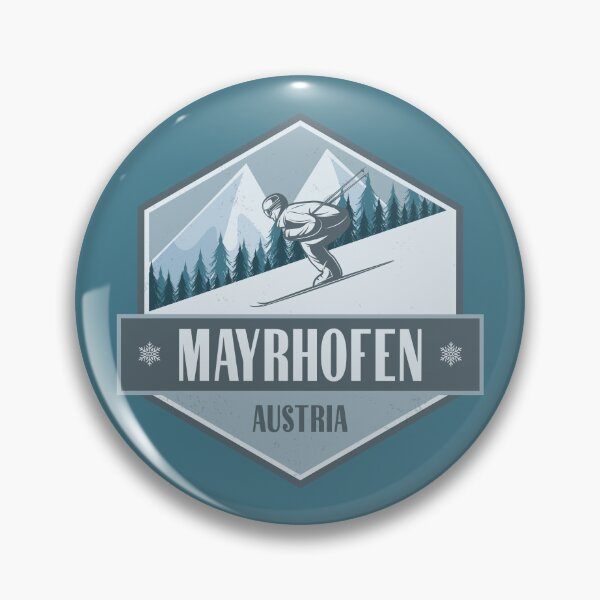 Item preview, Mayrhofen Austria Vintage Skiing Design designed and sold by CynthiaGraphics.