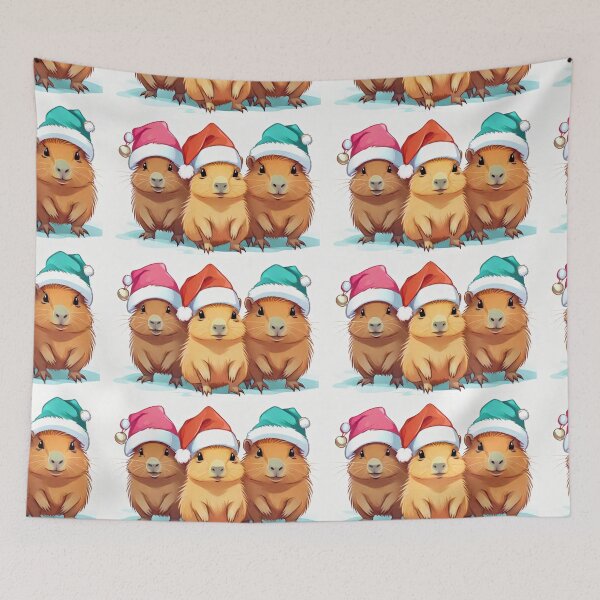 Item preview, Frosty Capybara Clan Cheer designed and sold by Mechanical-Artt.