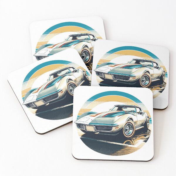 Item preview, Copie de Muscle car Chevy Corvette 70 seventies vintage designed and sold by Martymcflay.
