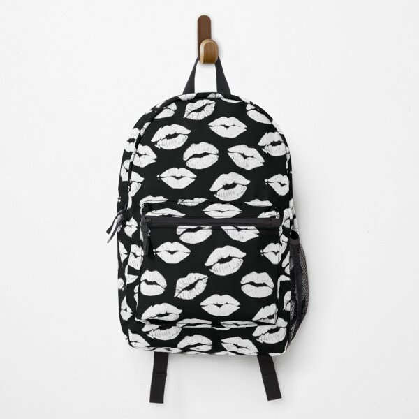 Item preview, Lipstick kiss print black and white 2 designed and sold by floriantemesi.