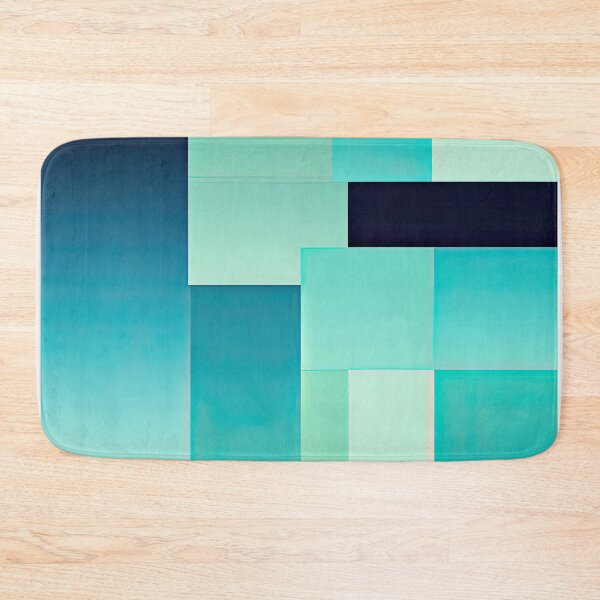 Item preview, Mint Navy Teal Neon Colors Gradient Stripes Pattern designed and sold by Bilisik.
