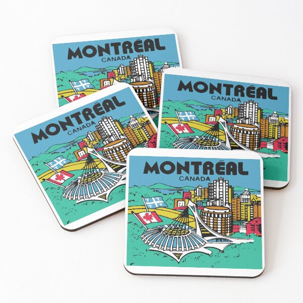 Item preview, Retro Vintage Montreal Decal Design designed and sold by Decal Mania.