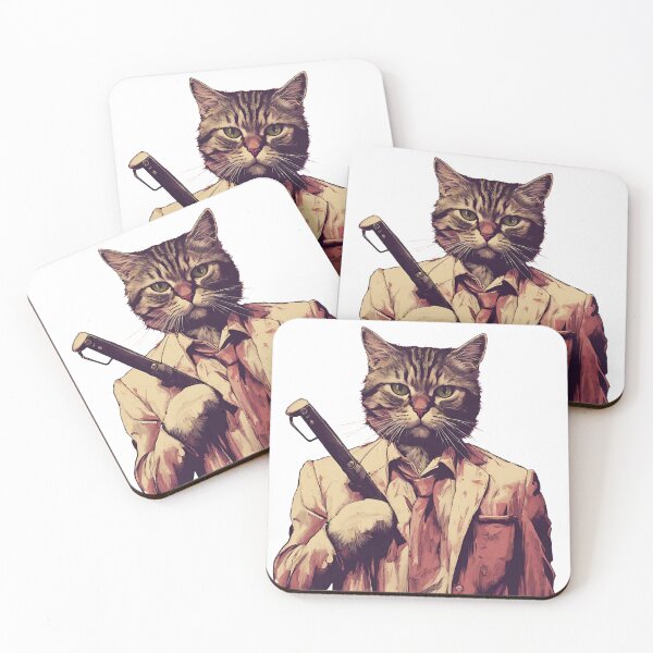 Item preview, Cool Fighter Cat designed and sold by AYBOSHOP.