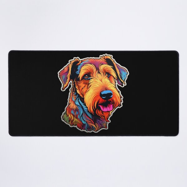 Item preview, Neon Welsh Terrier designed and sold by CUTEDOGGIEZ.