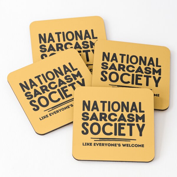 Item preview, Awesome Sarcasm National Sarcasm Society designed and sold by Renata illustrata.