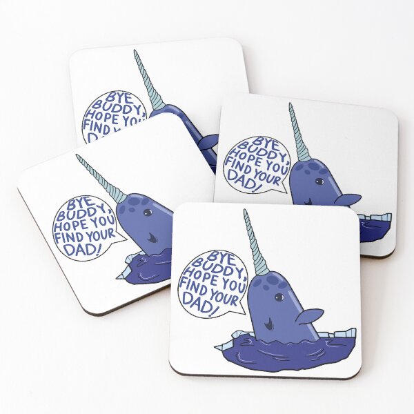 Item preview, “Bye Buddy” Mr. Narwhal (Elf) designed and sold by am1202.