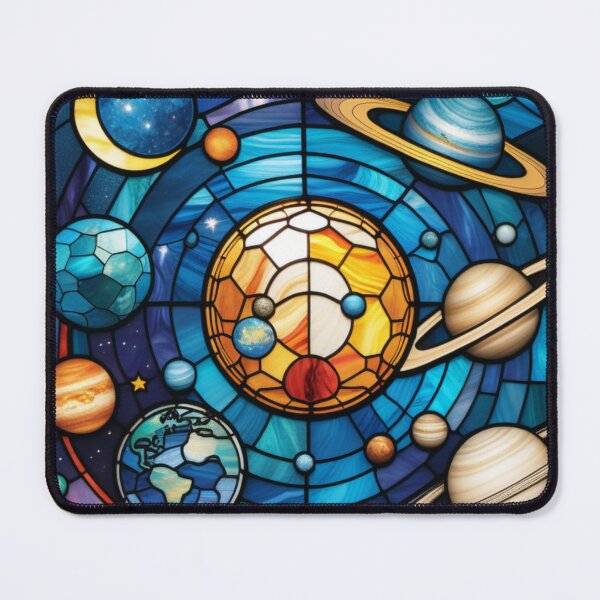 Item preview, Celestial Harmony: Planets Stained Glass Art designed and sold by Culture2Design.