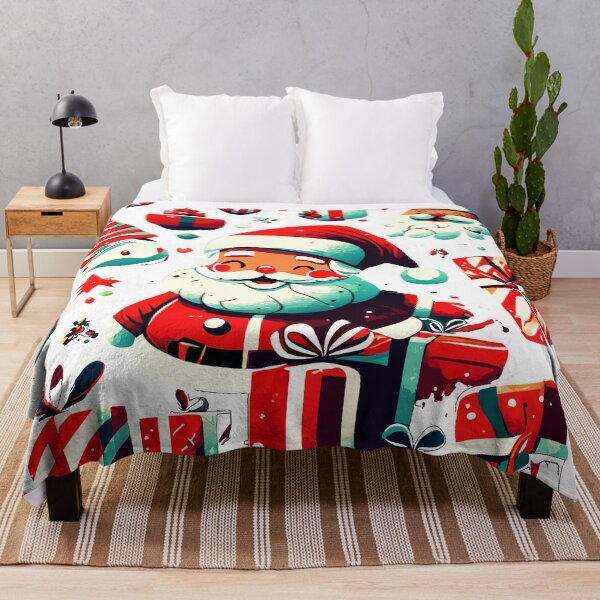 Item preview, Sweet Santa Claus jumping with Christmas decoration designed and sold by Pixlsmediahn.
