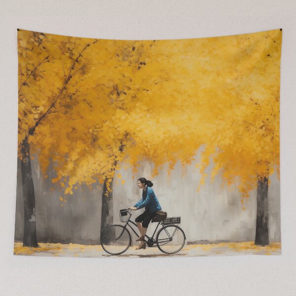 Item preview, Oil Impressions of Women on Bicycle designed and sold by Brendon987.