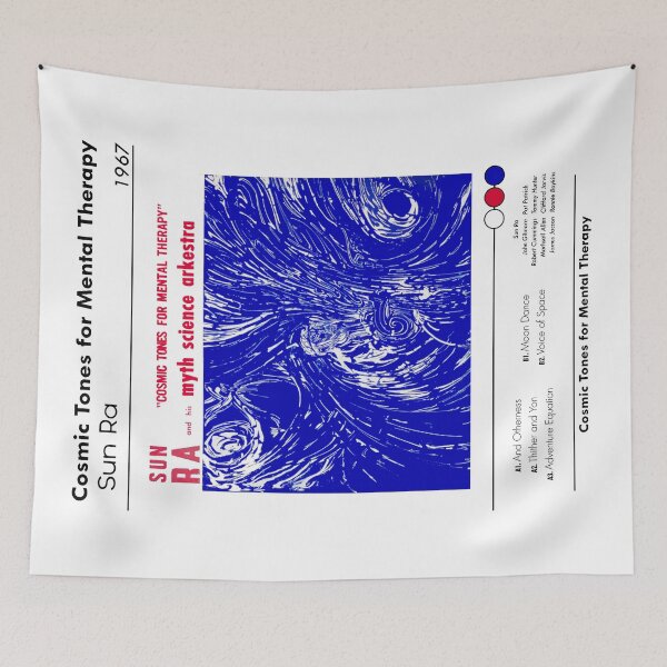 Item preview, Sun Ra - Cosmic Tones for Mental Therapy | Album Card designed and sold by theoralcollage.