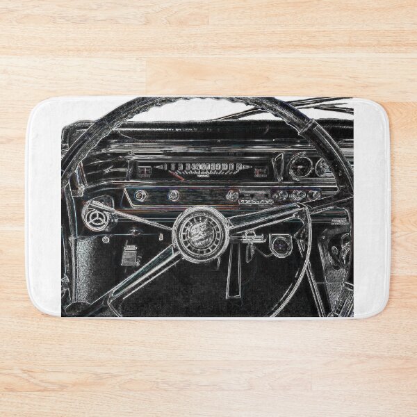 Item preview, 1963 Grand Prix Interior Steering Wheel, Vintage Car Interior designed and sold by BubbaCommerce.