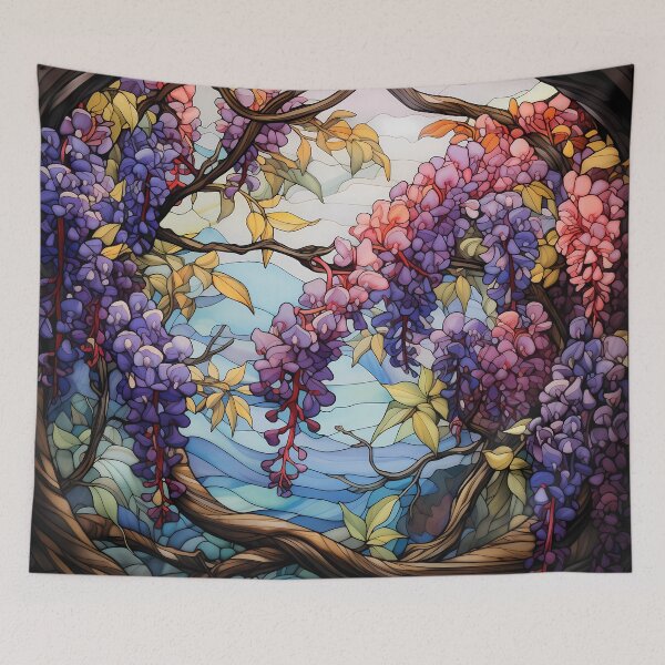 Item preview, Stained Glass Seaview Wisteria Arch designed and sold by Matt's Artificial Nature.