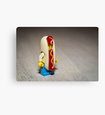 Hot Dog Costume Canvas Print