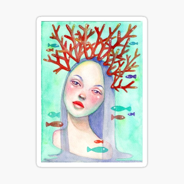 Coral Sticker