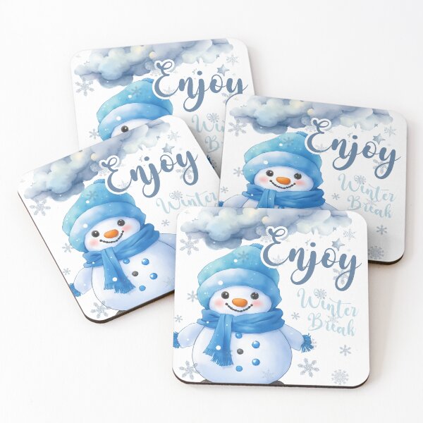 Item preview, Enjoy Winter break, Snowman, Teacher, Teaching Assistant, SEN Teacher, SEN Teaching Assistant, Appreciation Gift, Thank you gift designed and sold by MAKEtoFIT.