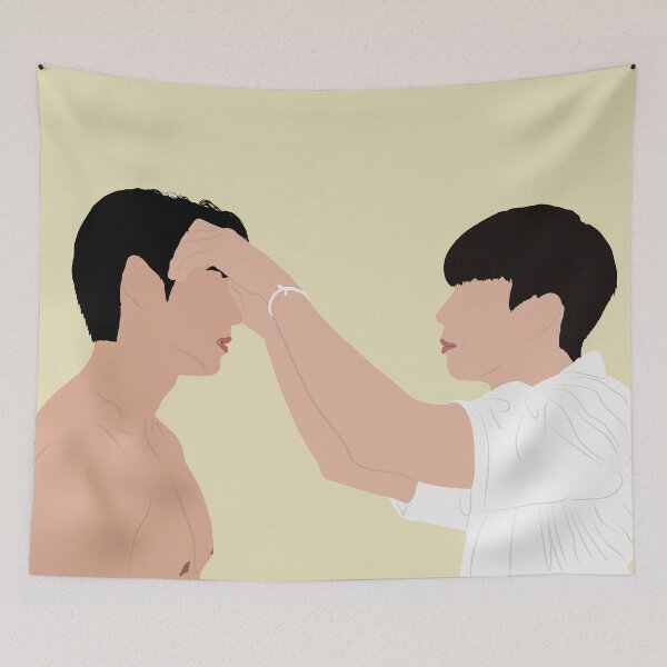 Item preview, ...then slowly placed your thumbs on my eyebrows like this and said to me you are with me. Just think of this as another home. And massaged my eyebrows like this. | i feel you linger in the air designed and sold by Pinu92.