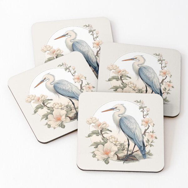 Item preview, Graceful Heron bird nature graphic art  designed and sold by Actualytee.