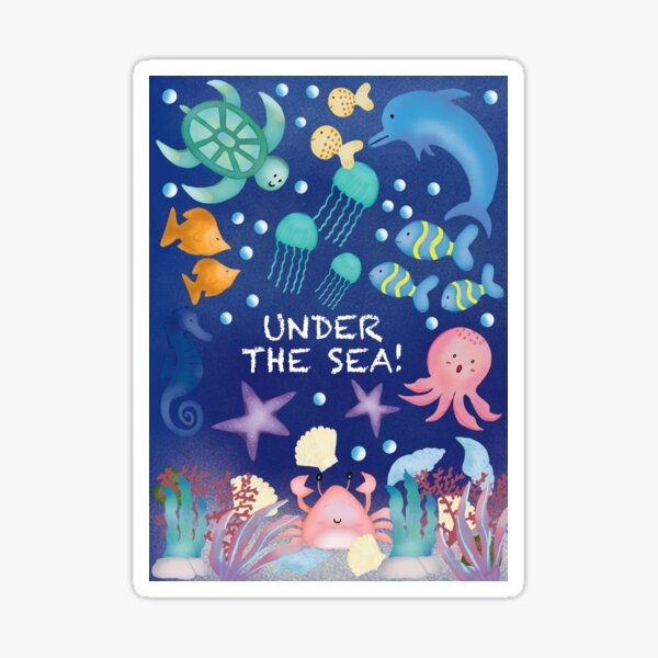 Item preview, “Under the sea” designed and sold by FrauYviDesign.