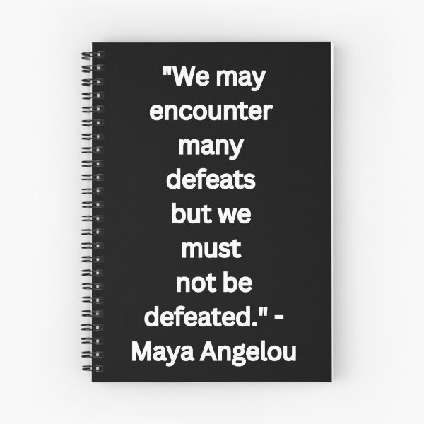 Item preview, Triumph Amidst Defeats: Maya Angelou Inspirational Quote Shirt designed and sold by DarlingsTees.