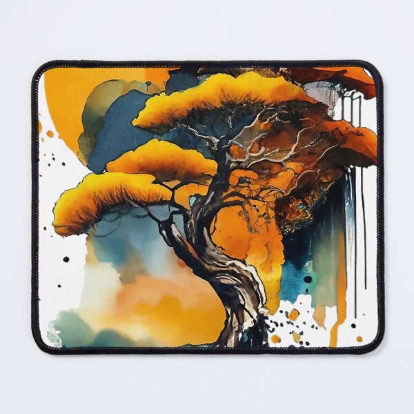 Item preview, Radiant Zen: Abstract Watercolor Pine Branches designed and sold by FOCorps.