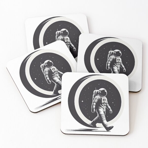 Item preview, Astronaut in Space silhouette. designed and sold by Geekbits-Store.
