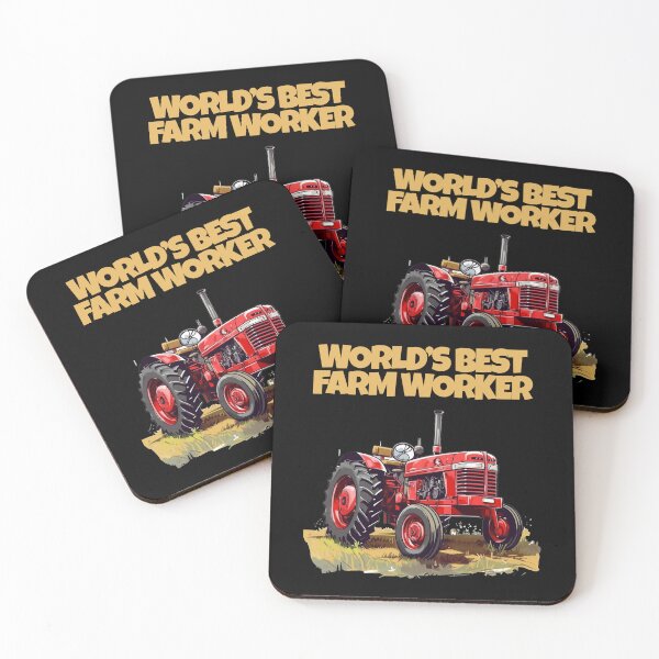 Item preview, WORLD'S BEST FARM WORKER Gifts for agriculture fans, for the farmer designed and sold by ABCreativeShop.