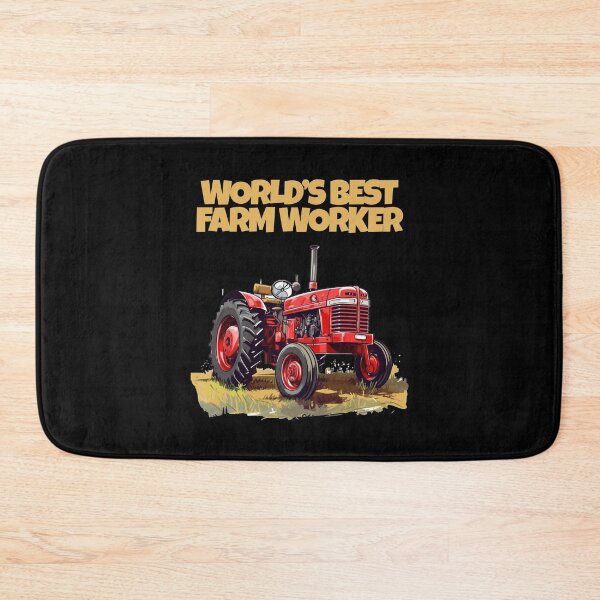 Item preview, WORLD'S BEST FARM WORKER Gifts for agriculture fans, for the farmer designed and sold by ABCreativeShop.