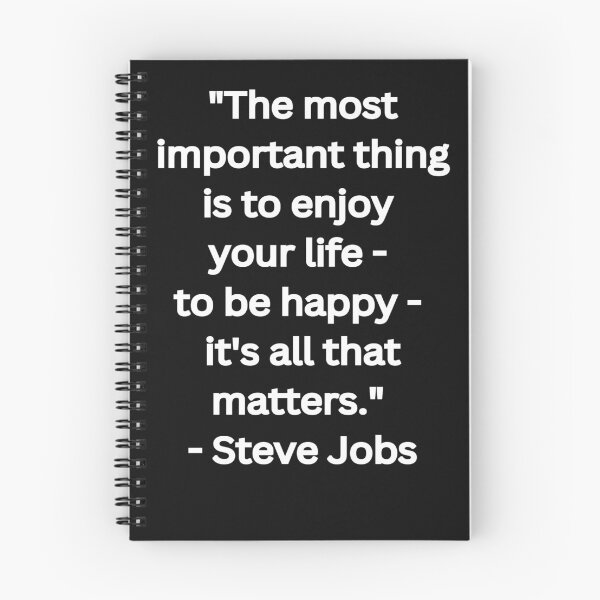 Item preview, Joyful Living: Steve Jobs Wisdom Quote Shirt designed and sold by DarlingsTees.