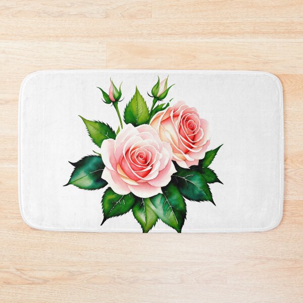 Item preview, Watercolor painting of roses designed and sold by Harmonysens.