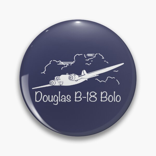 Item preview, Douglas B-18 Bolo WW2 Bomber Plane Flying Silhouette Diagram designed and sold by MilitaryMart.