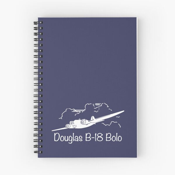 Item preview, Douglas B-18 Bolo WW2 Bomber Plane Flying Silhouette Diagram designed and sold by MilitaryMart.