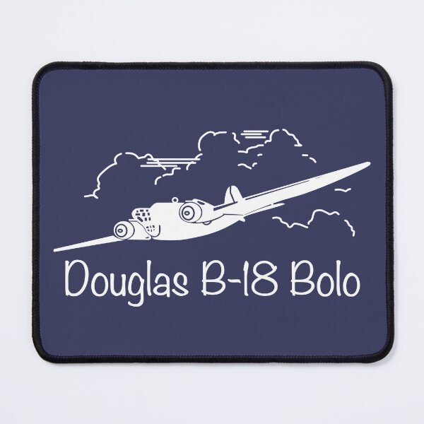 Item preview, Douglas B-18 Bolo WW2 Bomber Plane Flying Silhouette Diagram designed and sold by MilitaryMart.